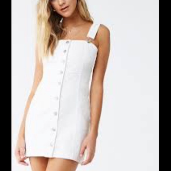 Forever 21 Dresses & Skirts - Forever21 whittle denim overall dress